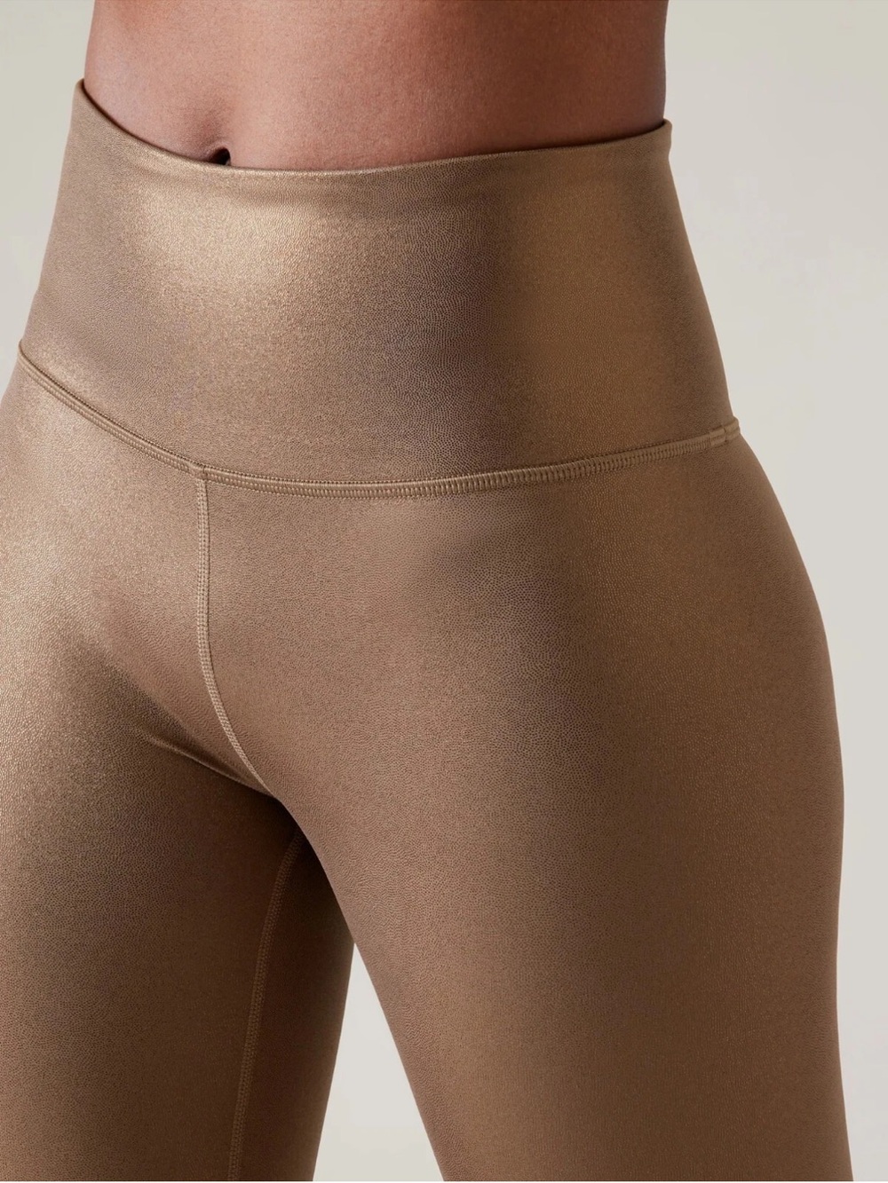 Athleta ULTRA HIGH RISE ELATION TIGHT, Pyrite Shine SIZE S   #824545 - Picture 2 of 7